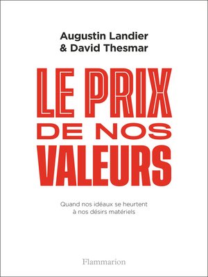 cover image of Le prix de nos valeurs